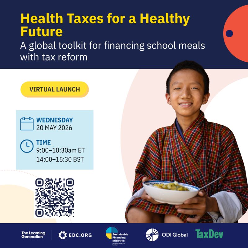 Health Taxes for A Healthy Future event graphic